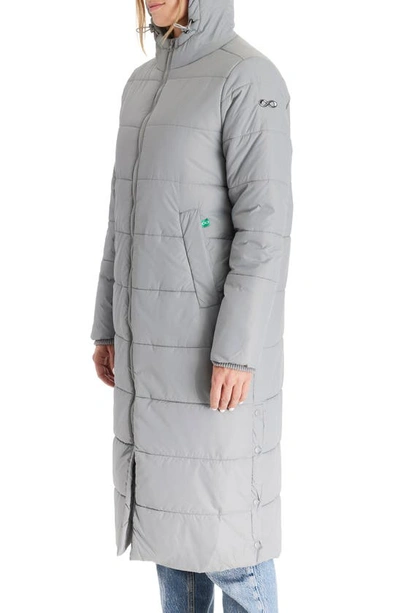 Modern Eternity Leia 3-in-1 Water Resistant Maternity/nursing Puffer Jacket With Removable Hood In Graphite