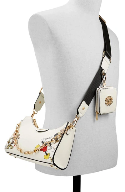 Shop Aldo Disney X  Shoulder Bag In White/ Black