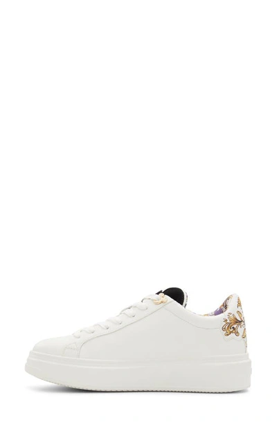 Shop Aldo Disney X  Low Top Sneaker In White/ Black