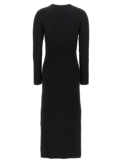 Loulou Studio Long Dress With Ribbed Texture And Slit