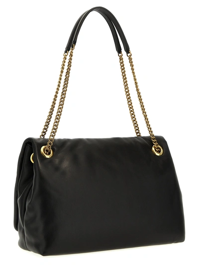Shop Dolce & Gabbana Devotion Shoulder Bags Black