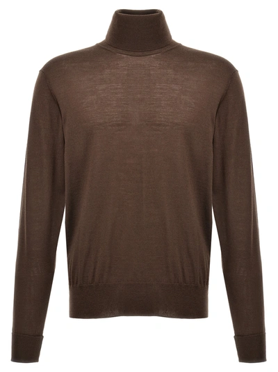 Shop Pt Torino Merino Turtleneck Sweater Sweater, Cardigans Brown