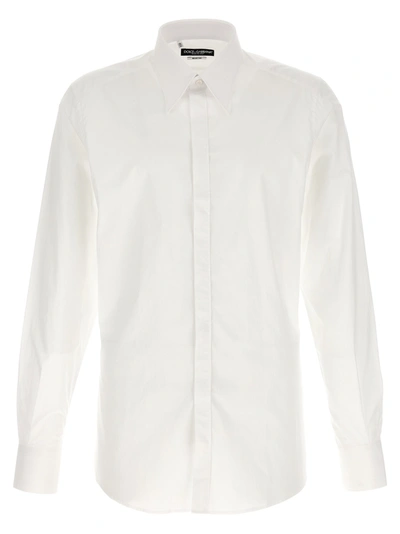 Shop Dolce & Gabbana Poplin Shirt Shirt, Blouse White