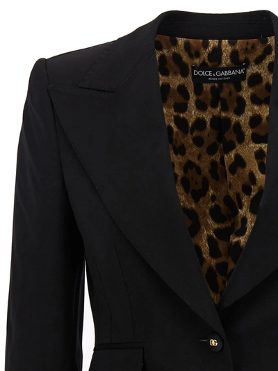Shop Dolce & Gabbana Turlington Jackets Black