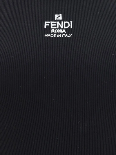 Shop Fendi Top In Black