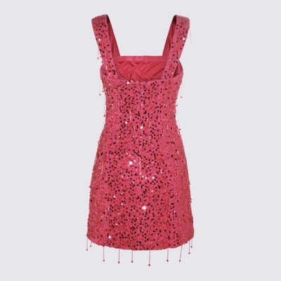 Shop Jonathan Simkhai Simkhai Raspberry Pink Noemi Dress