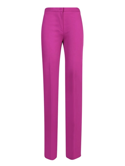 Shop Pinko Trousers In Purple