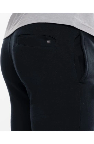 Shop Travismathew Cloud Stretch Modal & Cotton Sweat Shorts In Black