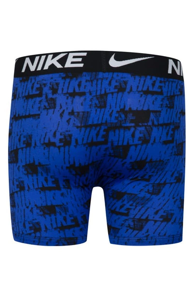 Nike Kids\' Assorted 3-pack Micro Essentials Boxer Briefs In Game Royal |  ModeSens