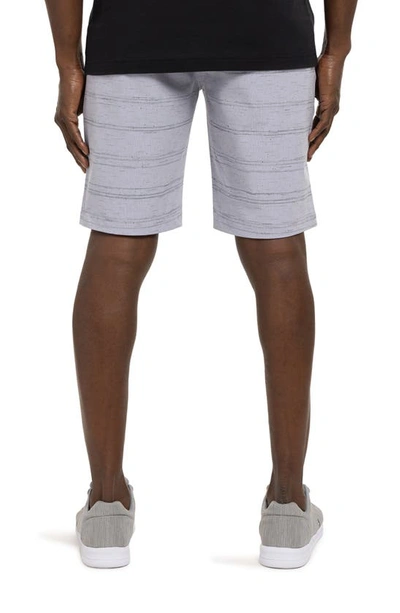 Shop Travismathew Provisions Stripe Shorts In Roan Rouge