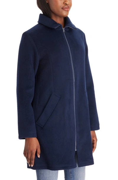 Modern Eternity 3-in-1 Maternity Wool Blend Coat In Navy