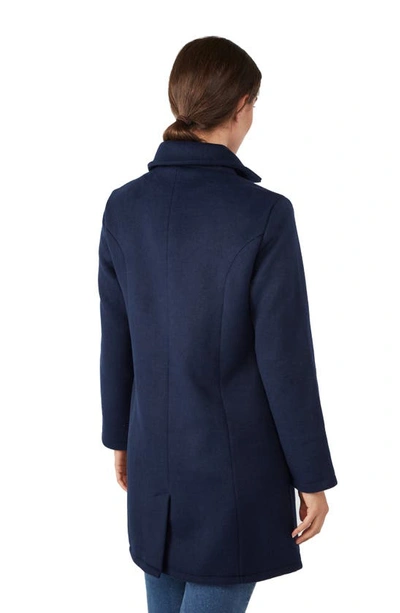 Shop Modern Eternity 3-in-1 Maternity Wool Blend Coat In Navy