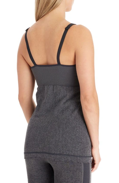Modern Eternity Seamless Nursing Tank Top In Grey Jacquard