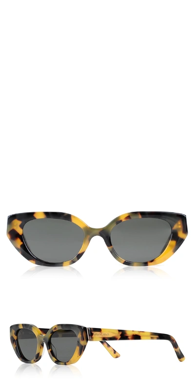 Shop Velvet Canyon Le Chat Sunglasses Honey Tort