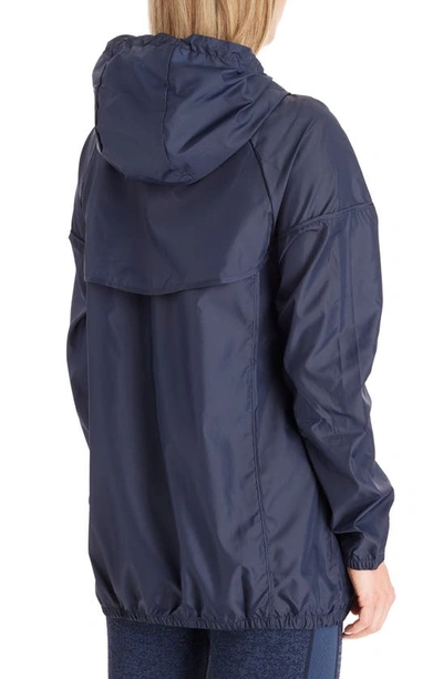 Shop Modern Eternity Waterproof 3-in-1 Maternity Windbreaker In Navy