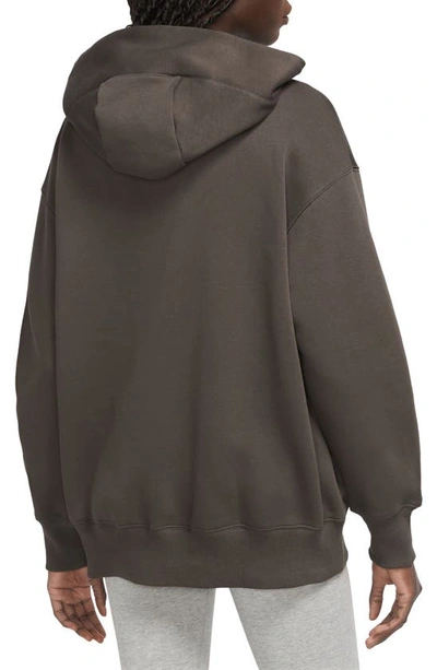 Nike Sportswear Phoenix Oversize Fleece Hoodie In Bqbn/sail