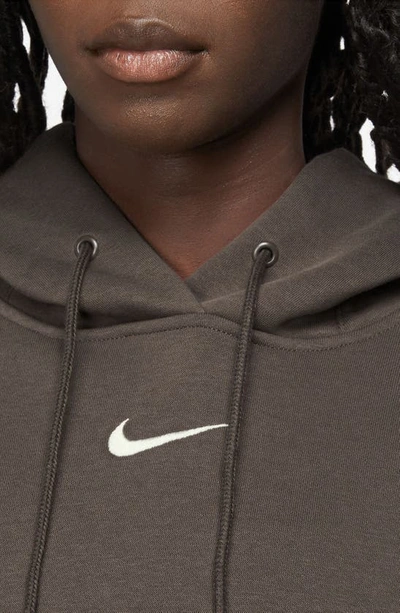 Shop Nike Sportswear Phoenix Oversize Fleece Hoodie In Bqbn/sail