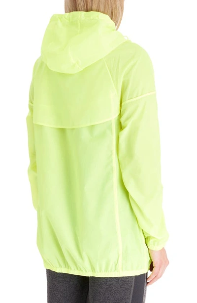 Modern Eternity 3-in-1 Waterproof Maternity Windbreaker In Safety Yellow