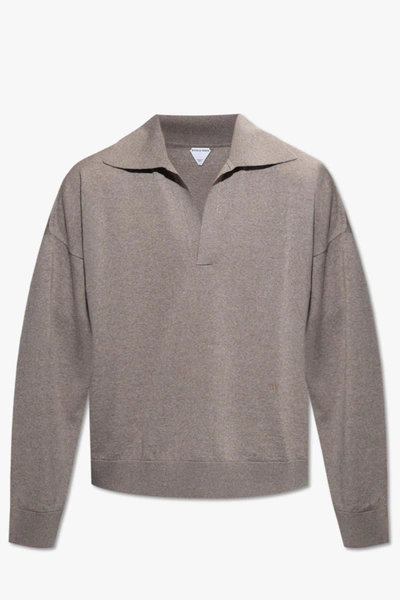 Shop Bottega Veneta Wool Polo Sweater In Default Title