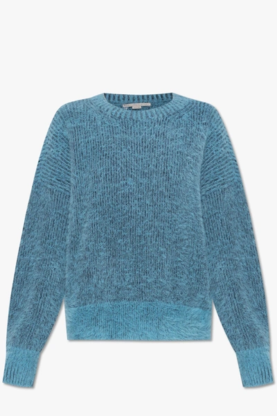 Shop Stella Mccartney Crewneck Sweater In Blu