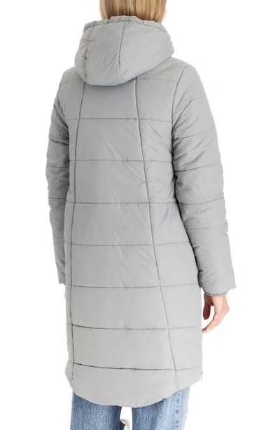 Shop Modern Eternity 3-in-1 Maternity Puffer Jacket In Graphite