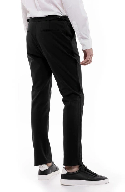 Shop D.rt Sterling Tuxedo Pants In Black Black