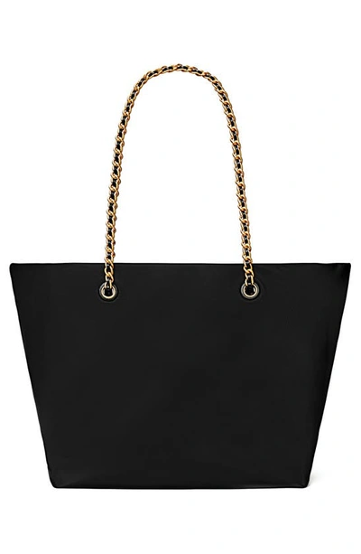 Tory Burch Ella Chain Tote Bag In Black