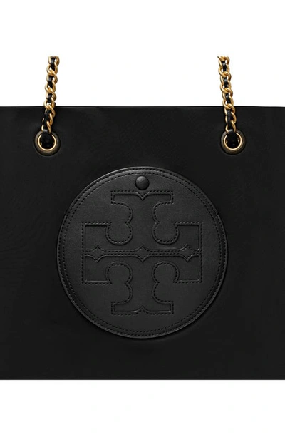 Tory Burch Ella Chain Tote Bag In Black