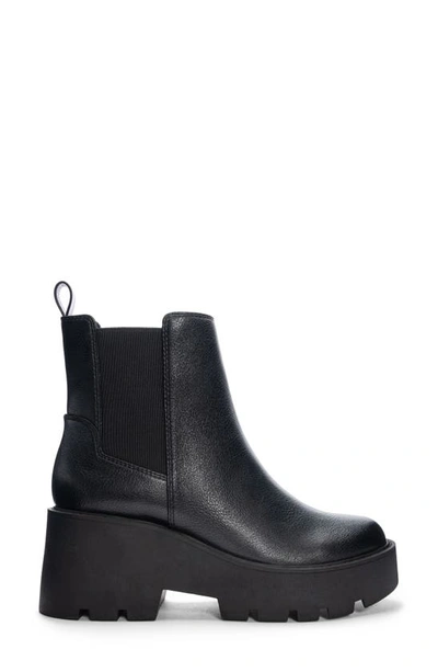 Shop Dirty Laundry Rabbit Smooth Platform Chelsea Boot In Black
