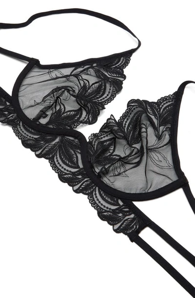 Shop Bluebella Asmin Lace Underwire Bra In Black