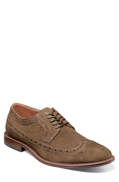 Shop Stacy Adams Marligan Wingtip Derby In Mocha