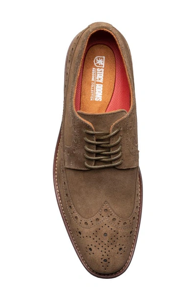 Stacy Adams Marligan Wingtip Derby In Mocha