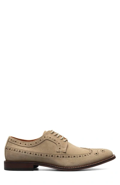 Shop Stacy Adams Marligan Wingtip Derby In Sand