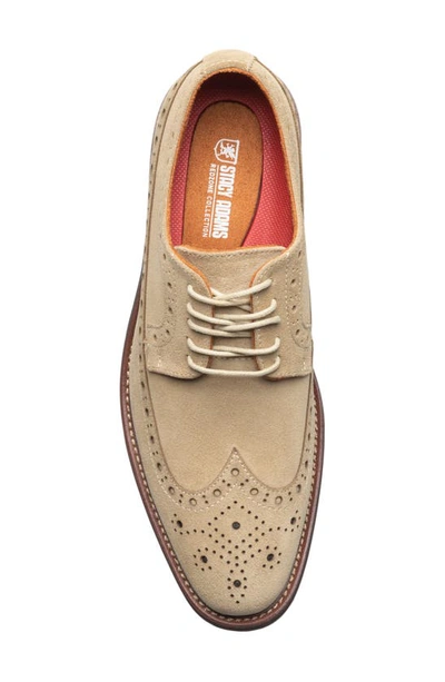 Stacy Adams Marligan Wingtip Derby In Sand
