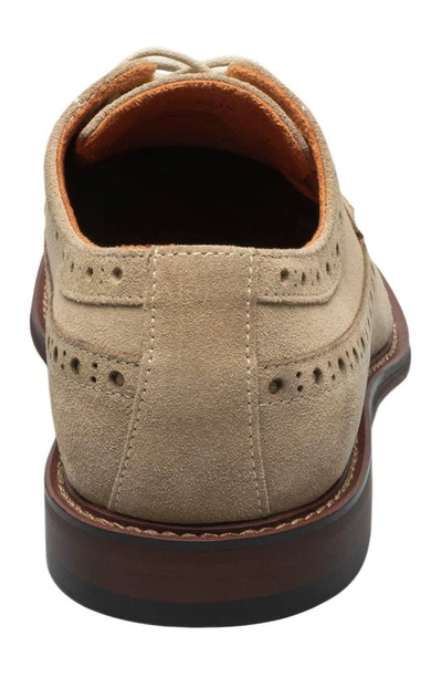 Shop Stacy Adams Marligan Wingtip Derby In Sand