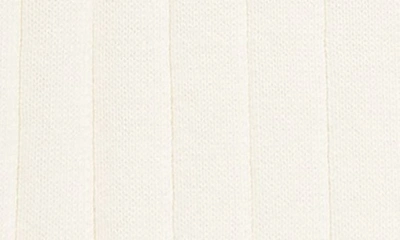 Shop Nordstrom Rib Polo Sweater In Ivory Pristine