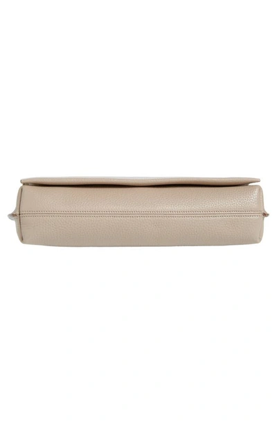 Shop Tom Ford Medium Alix Grained Leather Shoulder Bag In Silk Taupe