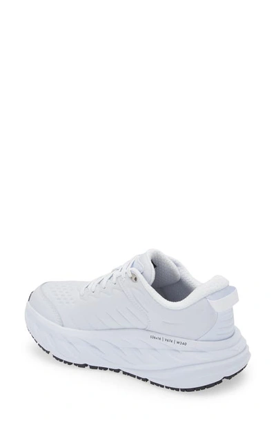 Hoka W Bondi Sr Woman Sneakers White Size 5.5 Leather In White