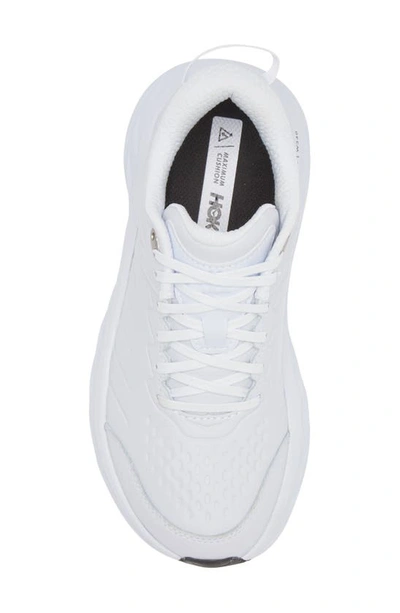 Shop Hoka Bondi Sr Water Resistant Running Shoe In White