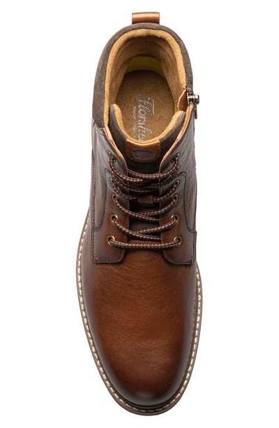 Florsheim Norwalk Plain Toe Lace-up Boot In Cognac