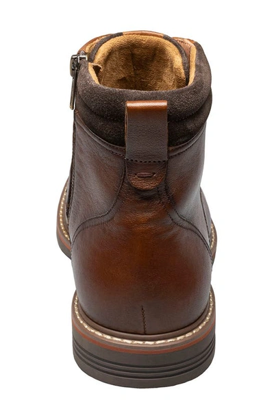 Florsheim Norwalk Plain Toe Lace-up Boot In Cognac