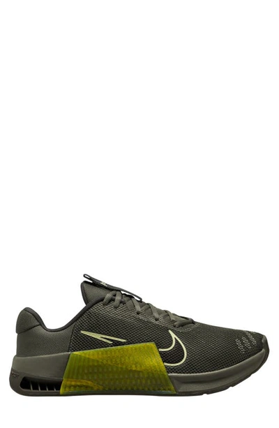 Shop Nike Metcon 9 Training Shoe In Olive/ Sequoia/ High Voltage