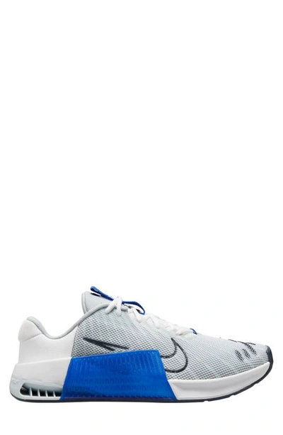 Shop Nike Metcon 9 Training Shoe In White/ Platinum/ Blue