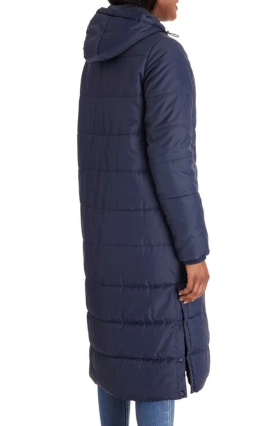 Shop Modern Eternity Leia 3-in-1 Water Resistant Maternity/nursing Puffer Jacket With Removable Hood In Navy