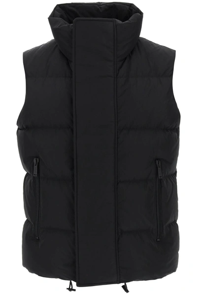 Shop Dsquared2 Quilted Down Vest In Black (black)