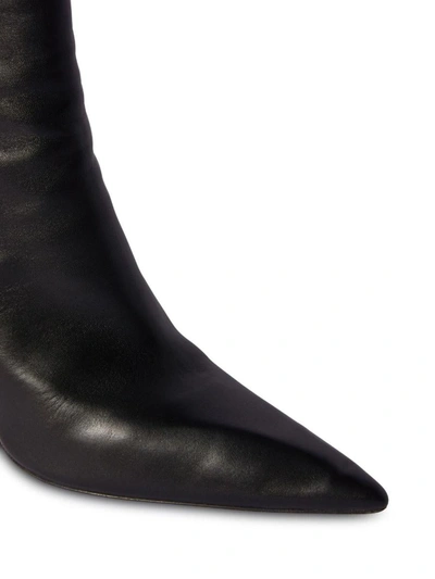 Shop Off-white 'crescent' Boots In Black