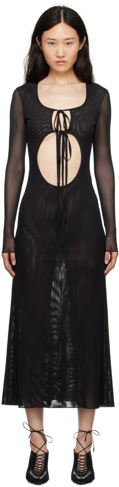 Shop Kim Shui Ssense Exclusive Black Maxi Dress