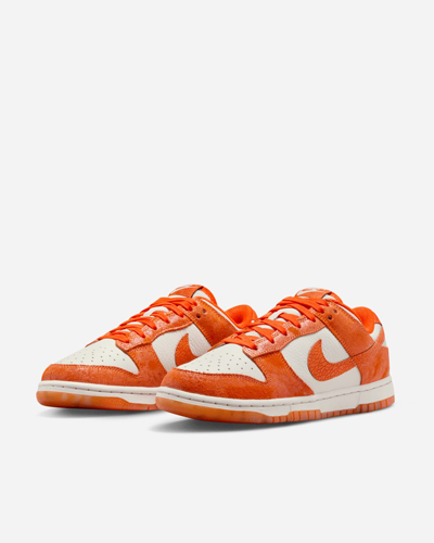 Shop Nike Dunk Low &#39;cracked Orange&#39; In White