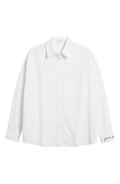 Shop Favorite Daughter The Ex-boyfriend Button-up Shirt In White