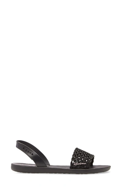 Shop Ipanema Breezy Waterproof Sandal In Black/ Black